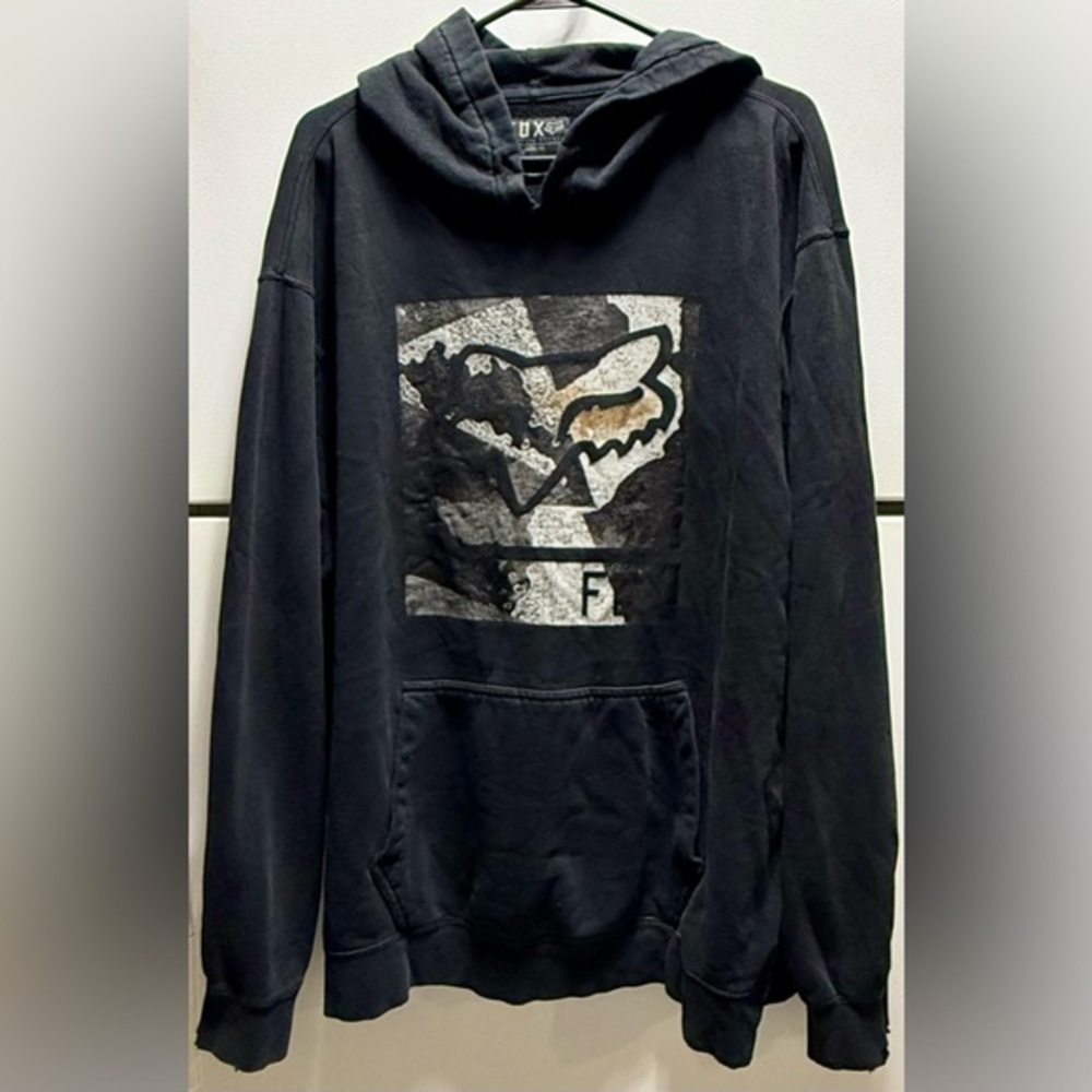🫟Fox Black Heritage Forged Grisler Hoodie Pullover